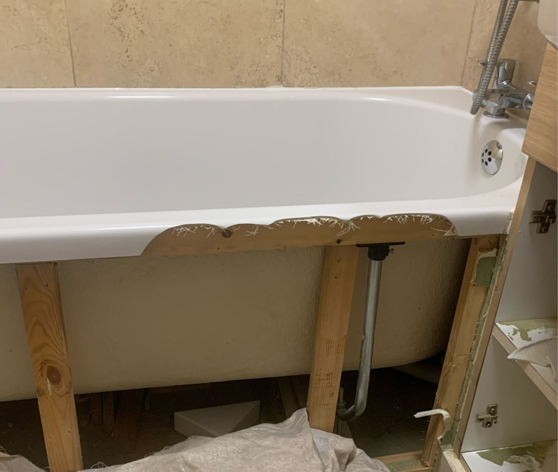 Repairing a Chipped Bath